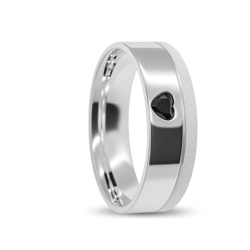 6,0MM *ANATÔMICA QUADRADA LATERAL DIAMANTADA C/01 PEDRA CORAÇÃO