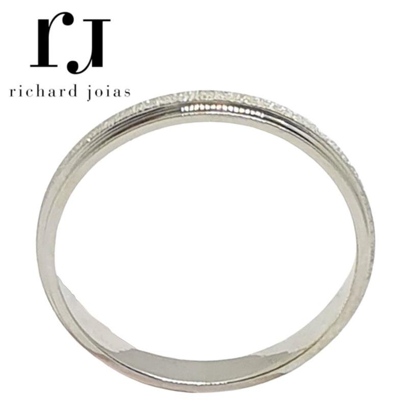 ALIANÇA DE PRATA 3,0MM SEMI-ANATÔMICA QUADRADA DIAMANTADA C/ 02 FRISOS LATERAL REBAIXADO