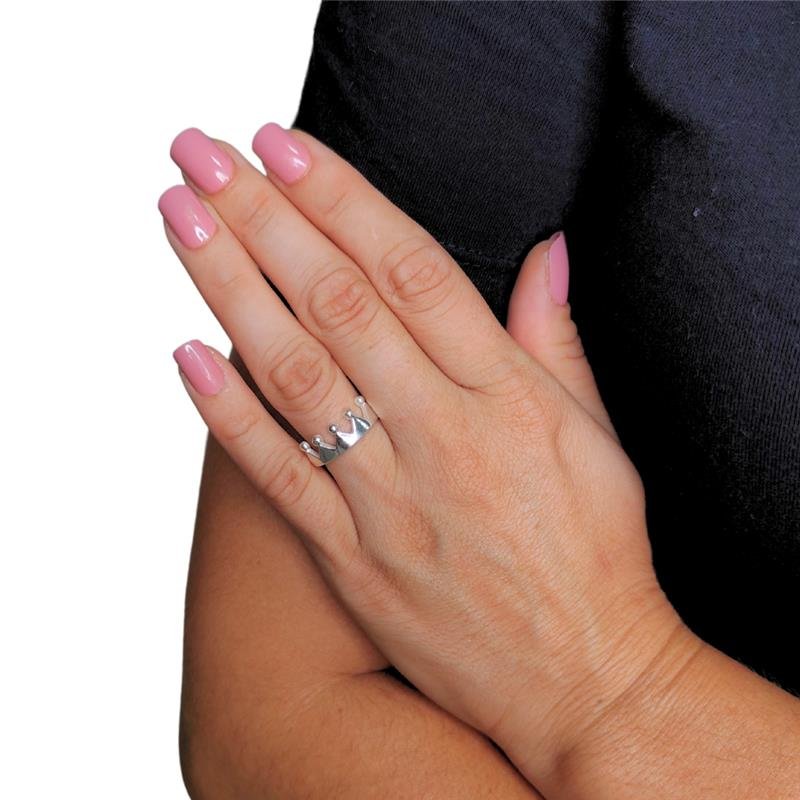 ALIANÇA DE PRATA 2,0MM COROA