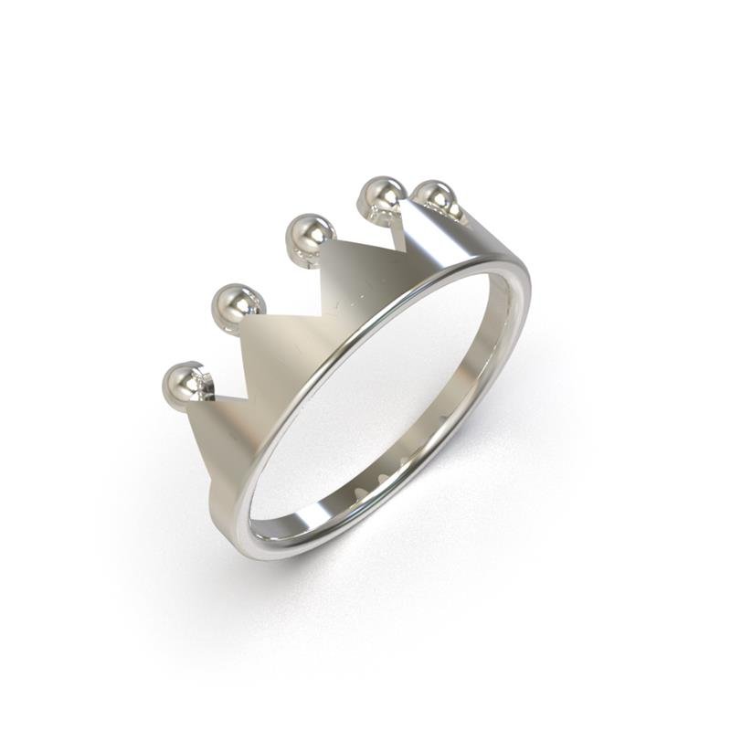 ALIANÇA DE PRATA 2,0MM COROA