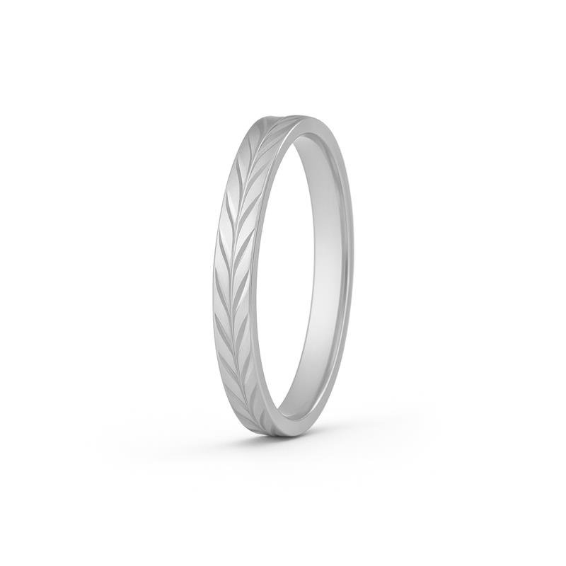 ALIANÇA DE PRATA TRABALHADA 3,0MM