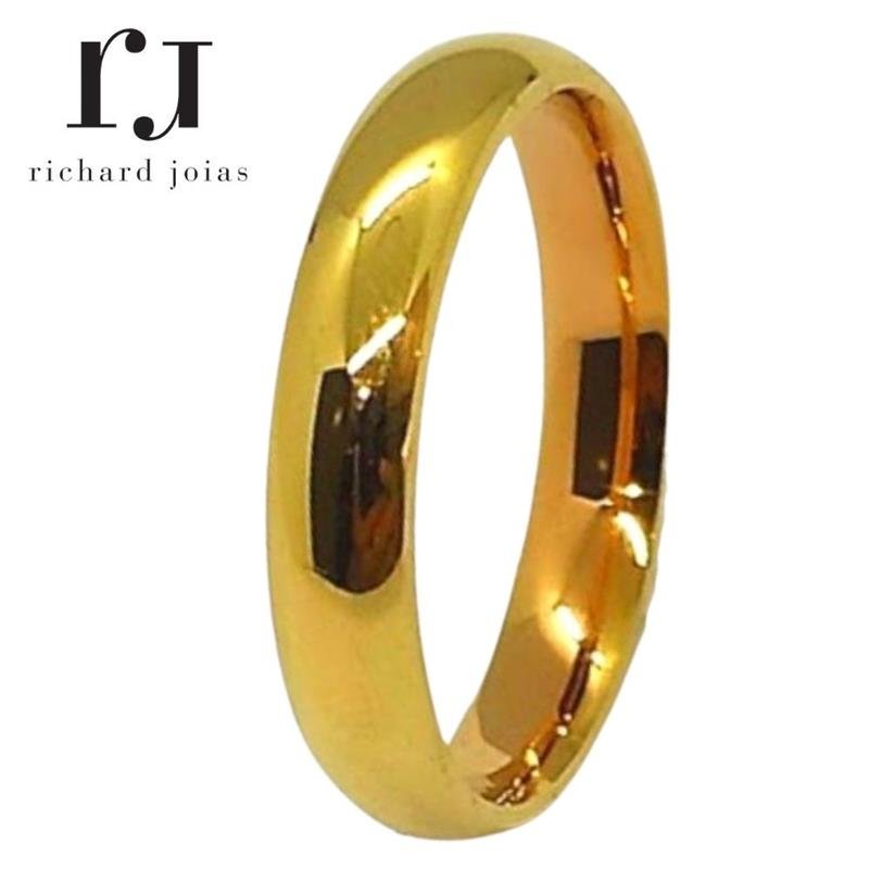 ALIANÇA DE MOEDA 4,3MM ANATÔMICA BEM ABAULADA