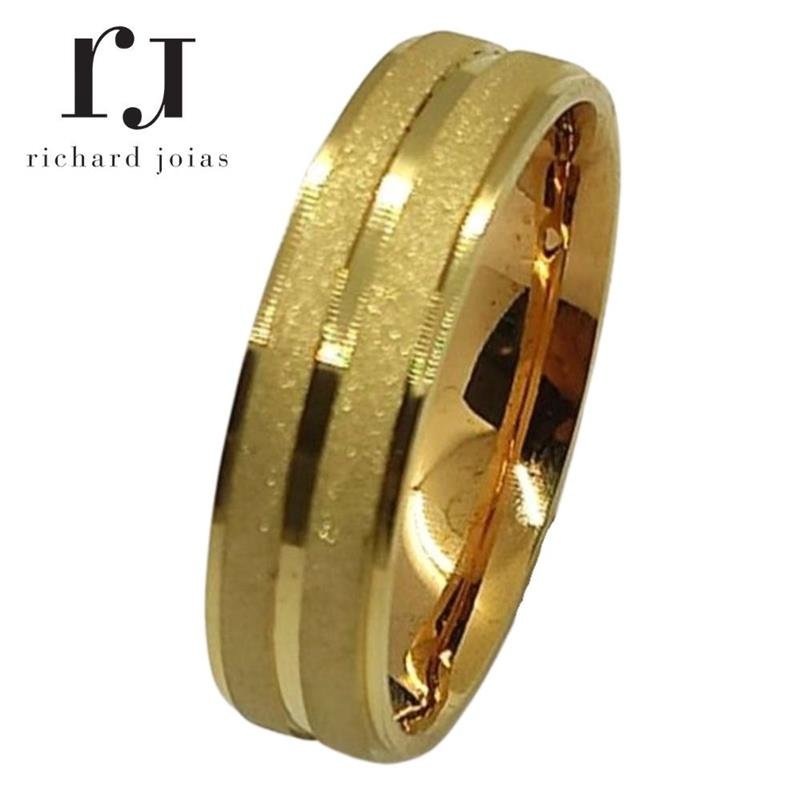 ALIANÇA DE MOEDA 6,0MM DIAMANTADA C/FRISO