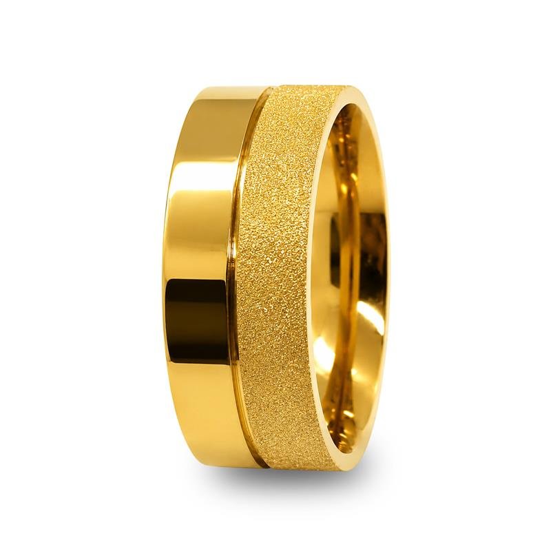 ALIANÇA DE MOEDA 9,0MM QUADRADA DIAMANTADA C/ 01 FRISO