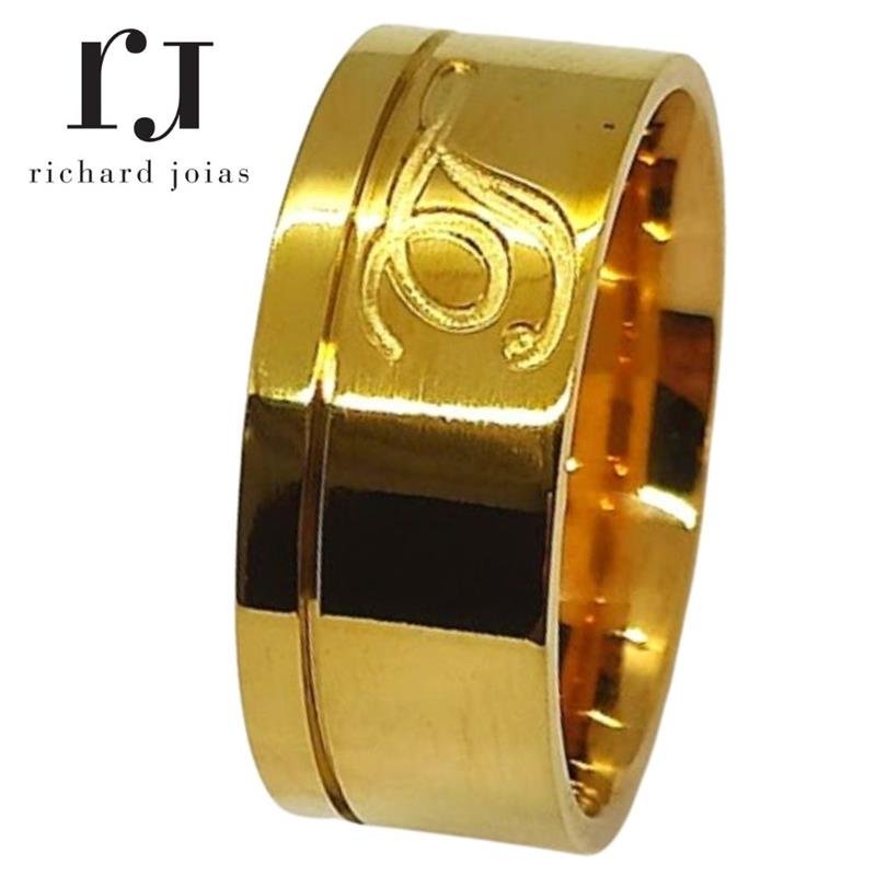 ALIANÇA DE MOEDA 10MM ANATÔMICA QUADRADA PERSONALIZADA C/ 1 FRISO