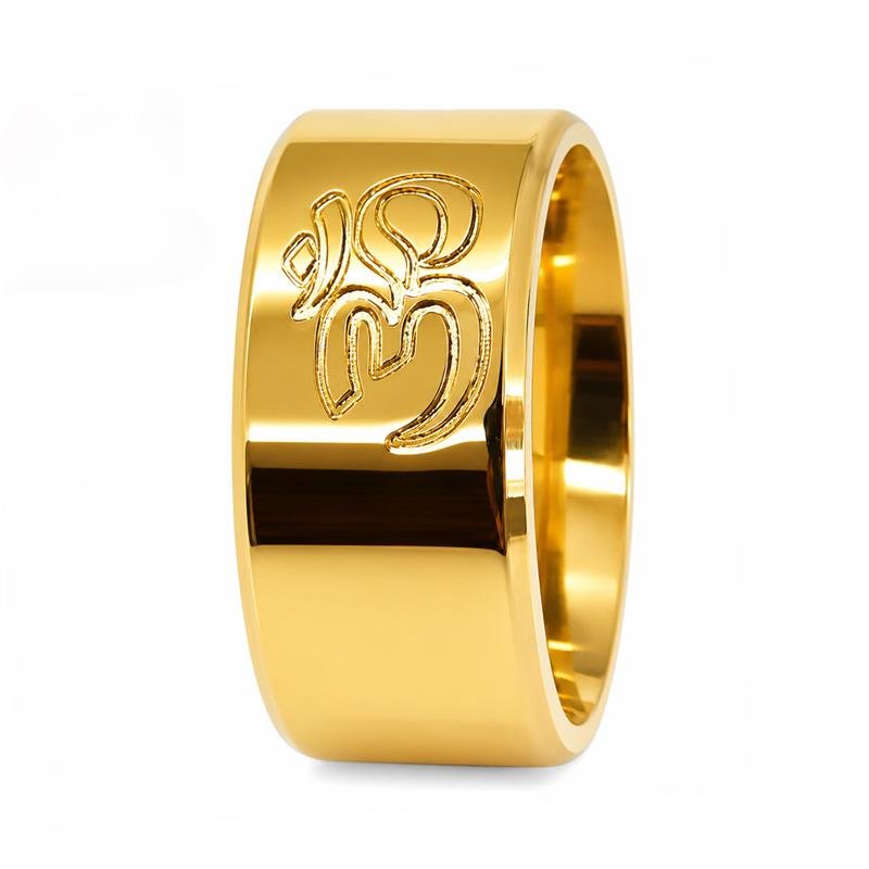 ALIANÇA DE MOEDA 10MM ANATÔMICA QUADRADA CHANFRADA PERSONALIZADA