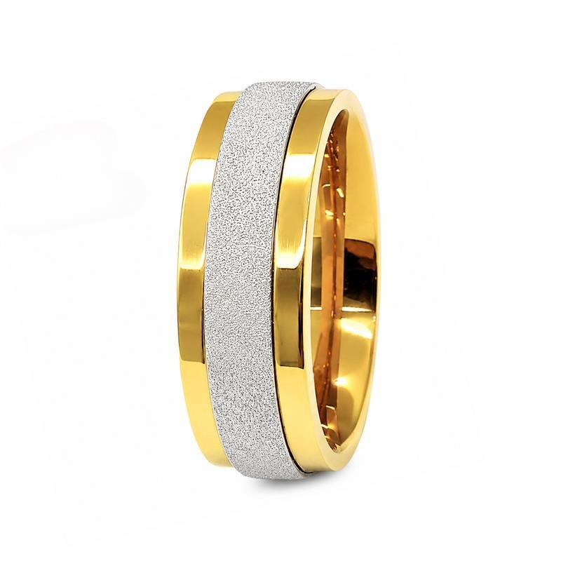 8,0MM *ANATÔMICA QUADRADA C/PRATA DIAMANTADA