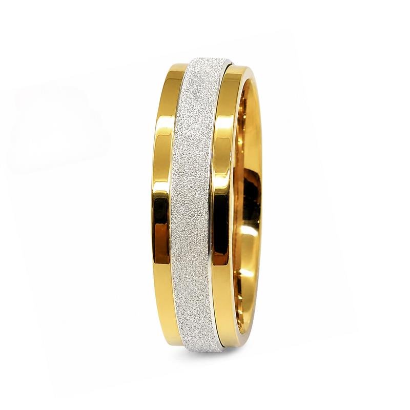 6,0MM *ANATÔMICA QUADRADA C/PRATA DIAMANTADA