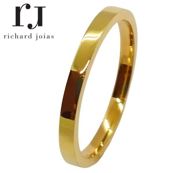 ALIANÇA DE MOEDA 2,0MM ANATÔMICA QUADRADA