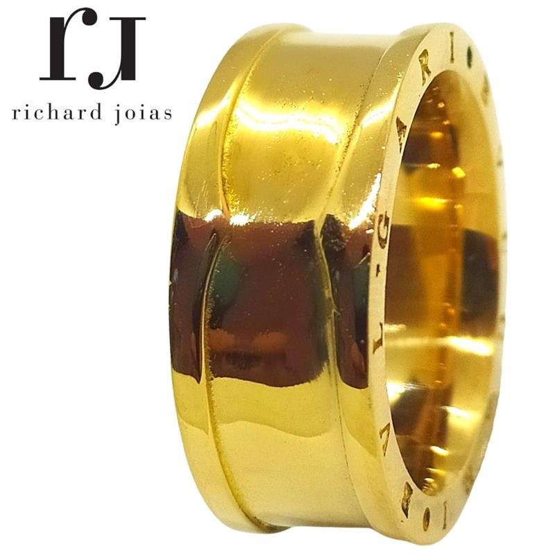 ALIANÇA DE MOEDA 9,0MM ANATÔMICA QUADRADA BVL