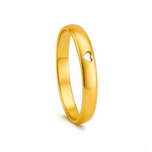 ALIANÇA DE MOEDA 3,5MM ABAULADA SEMI-ANATÔMICA C/ CORAÇÃO VAZADO