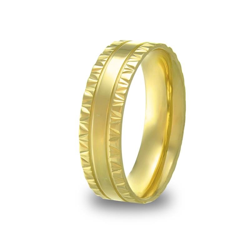 ALIANÇA DE MOEDA 8MM /SEMI-ANATÔMICA TRABALHADADA COM 2 FRISOS