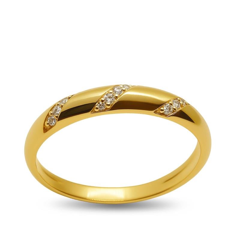 ANEL DE OURO 18KL APARADOR DE ALAINÇA PESO MÉDIO 2,6 GR