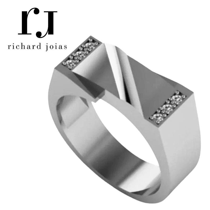 ANEL DE PRATA MASCULINO