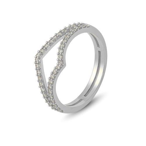 ANEL DE PRATA APARADOR DUPLO (FAZ SOMENTE NAS NUMERAÇÕES: 20 E 28)