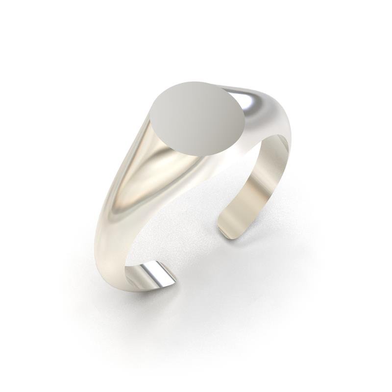 ANEL DE PRATA REGULÁVEL / GRAVAÇÃO À LASER