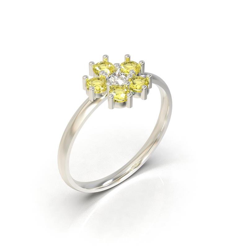 ANEL DE PRATA MARGARIDA