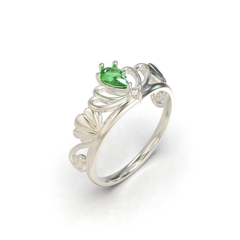 ANEL DE PRATA PRINCESA DA CONCHA ENCANTADA