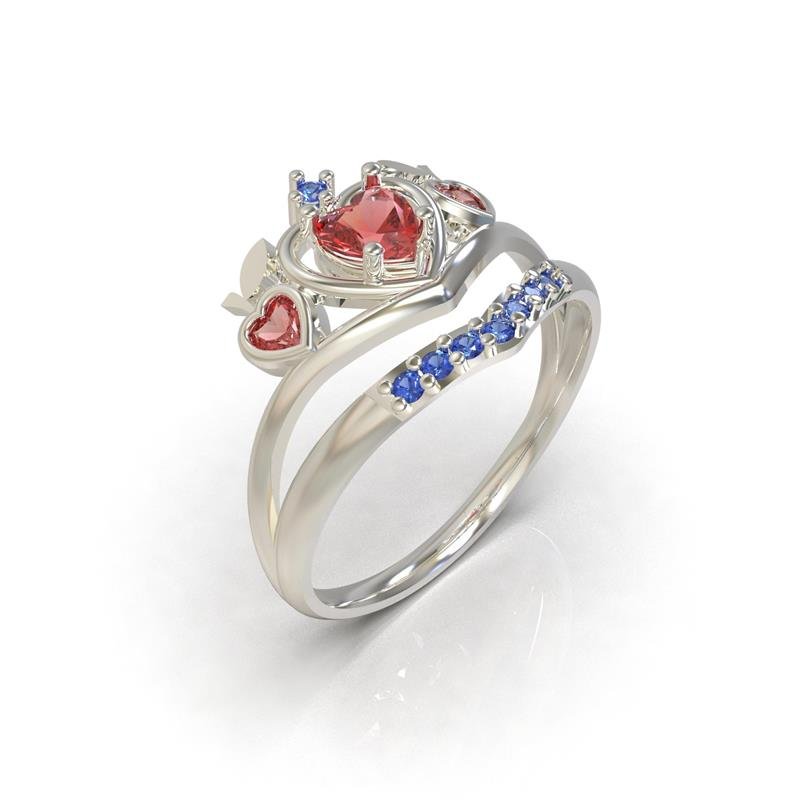 ANEL DE PRATA PRINCESA DA MAÇÃ ENCANTADA