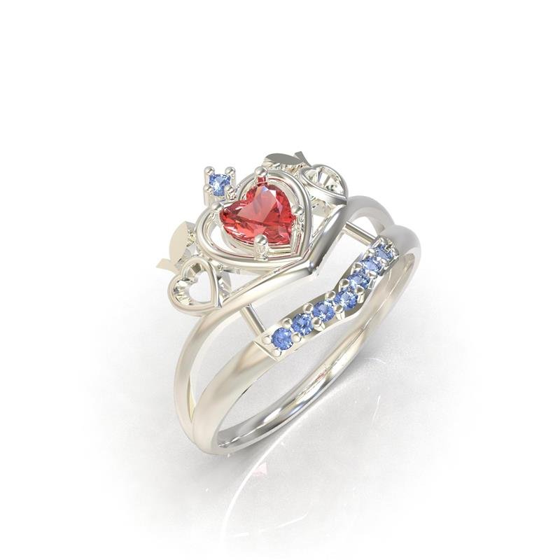 ANEL DE PRATA PRINCESA DA MAÇÃ ENCANTADA