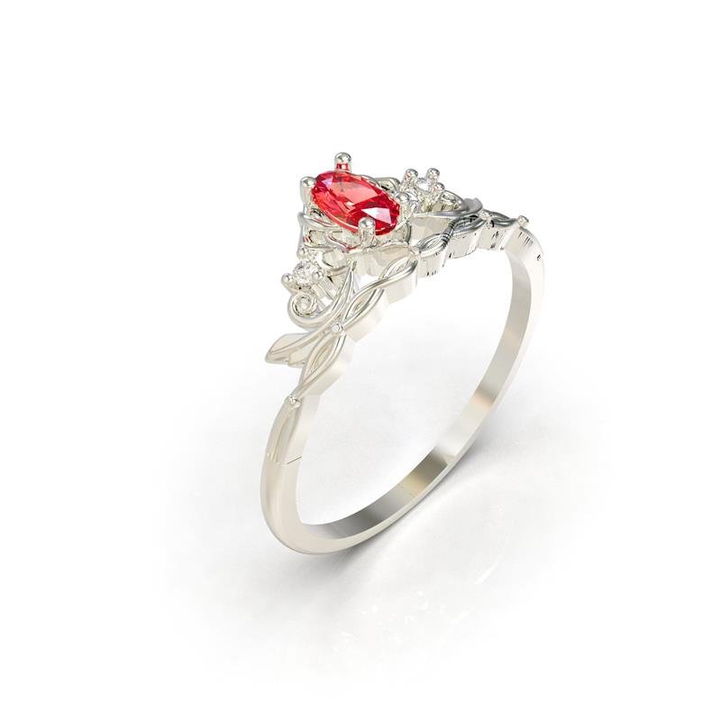 ANEL DE PRATA PRINCESA DA ROSA ENCANTADA