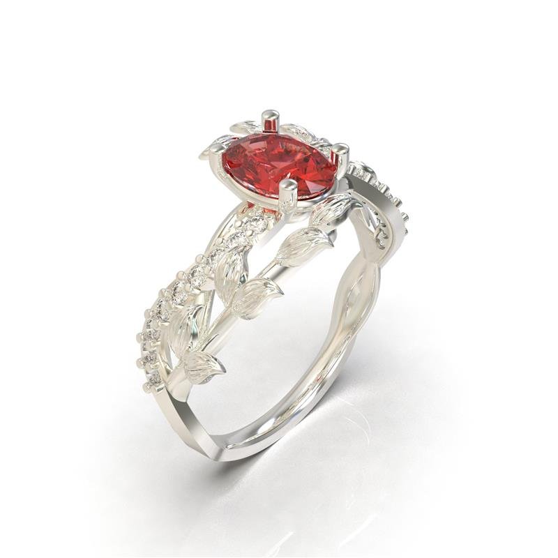 ANEL DE PRATA FLOR ENTRELAÇADA / TROCA COR DA PEDRA CENTRAL