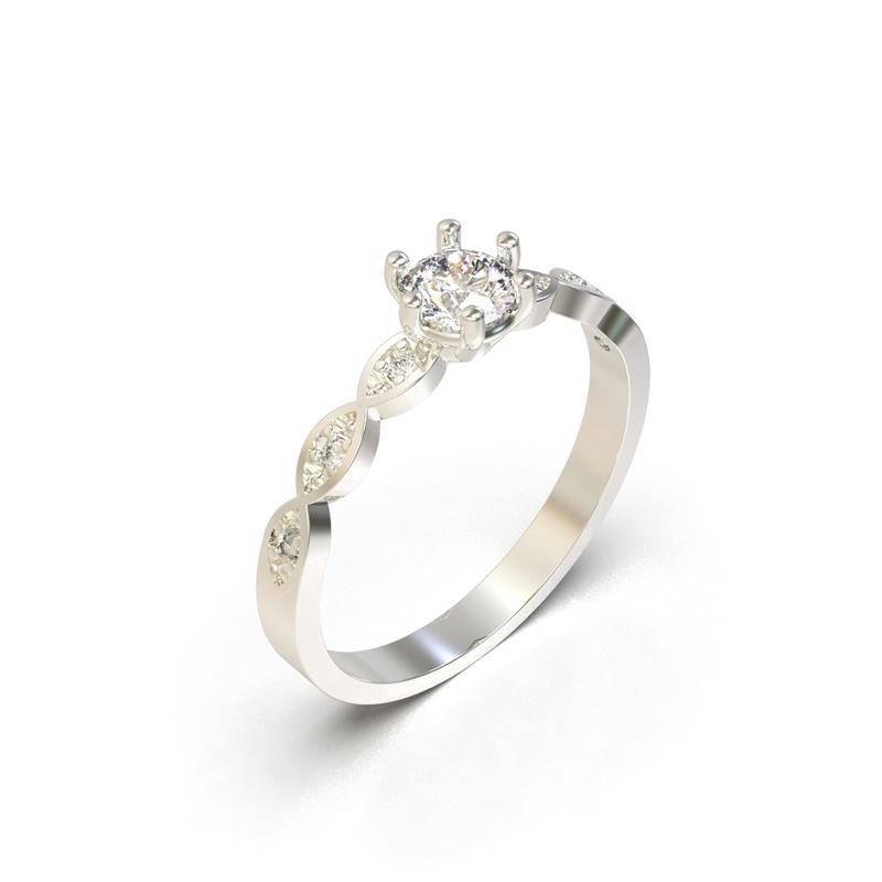 ANEL DE PRATA PEDRA OVAL 5MM / ALTERA COR CENTRAL