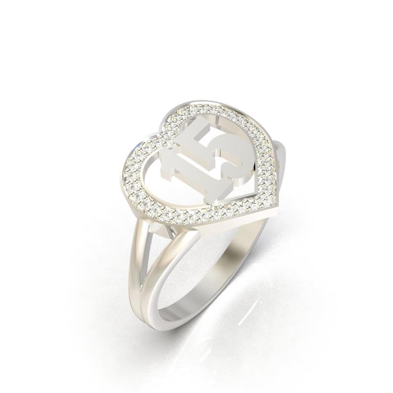 ANEL DE PRATA 925 A 950 DEBUTANTE / 15 ANOS