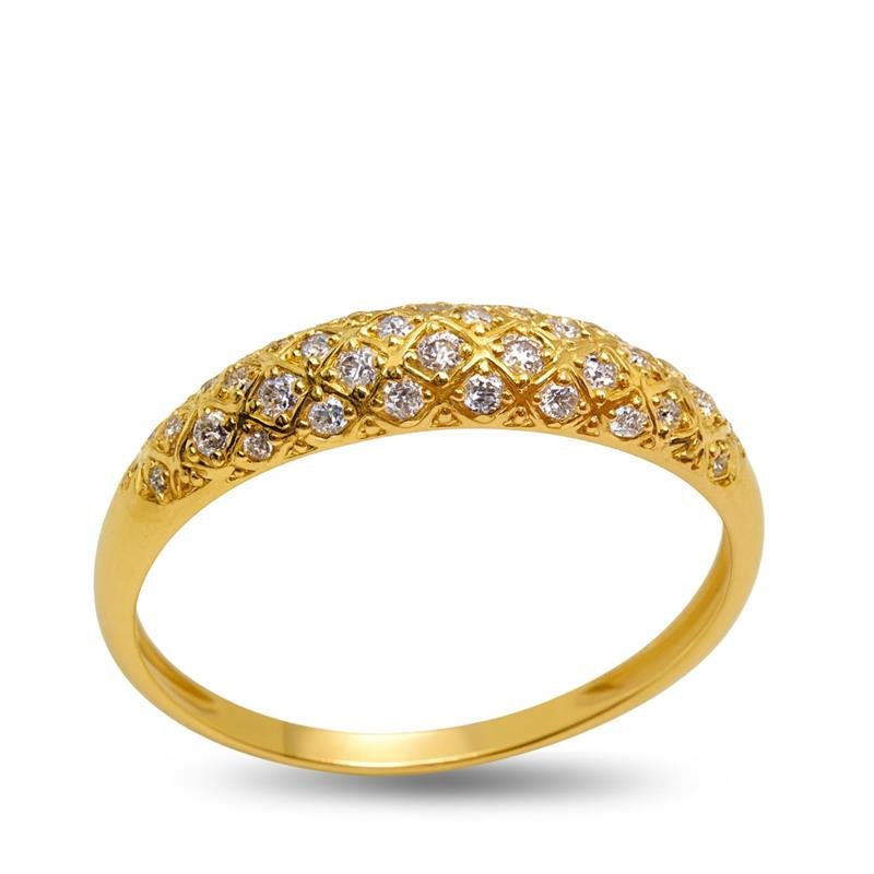 ANEL DE OURO 10KL APARADOR DE ALIANÇAS TRABALHADO PESO MÉDIO 1,4 GR