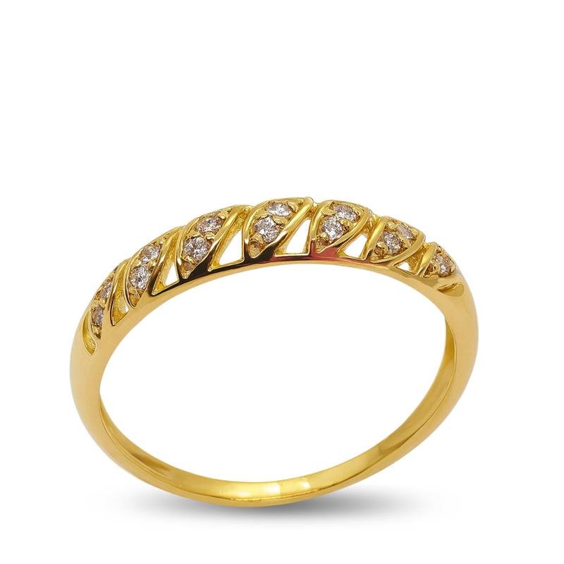 ANEL DE OURO 10KL APARADOR DE ALIANÇAS PESO MÉDIO 1,4 GR