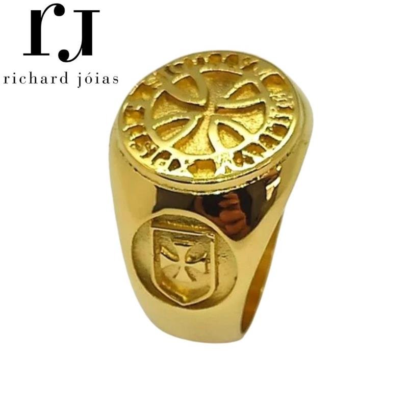 ANEL DE MOEDA MASCULINO CRUZADAS