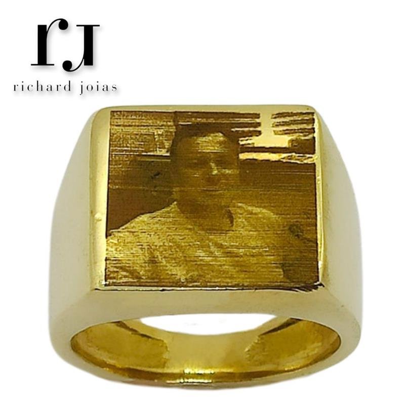 ANEL DE MOEDA C/ IMAGEM GRAVAÇÃO A LASER