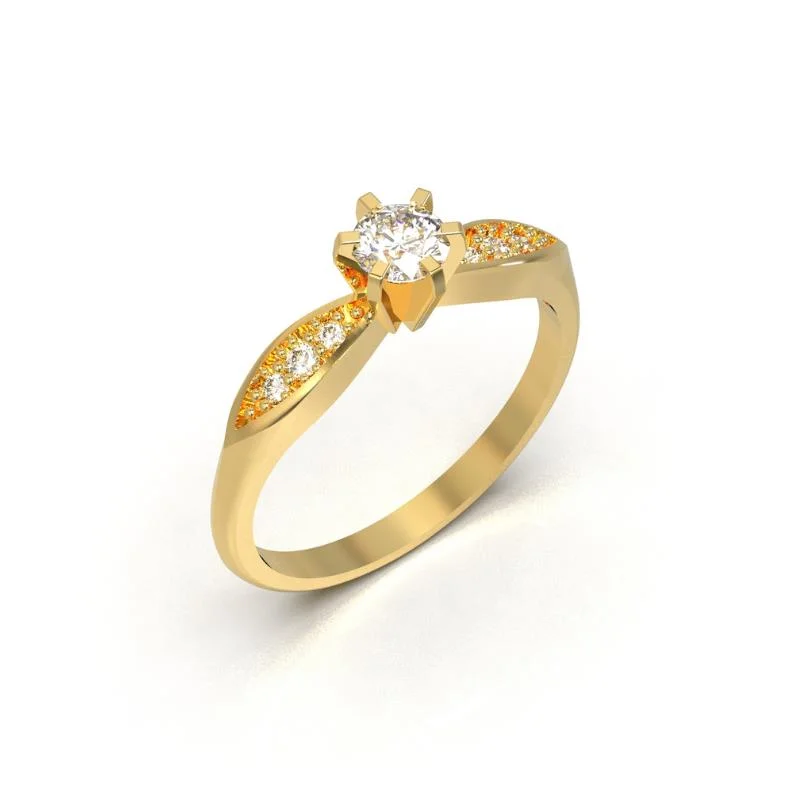 ANEL DE MOEDA SOLITÁRIO ALTERA COR CENTRAL 4,0MM GARRA BAIXA