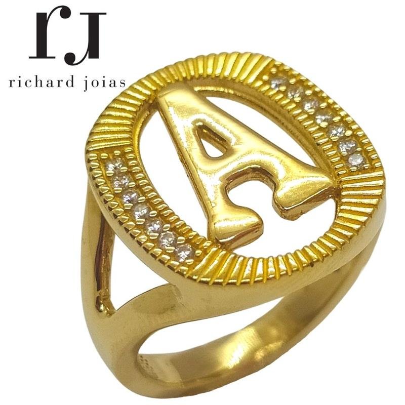 ANEL DE MOEDA LETRAS A AO Z