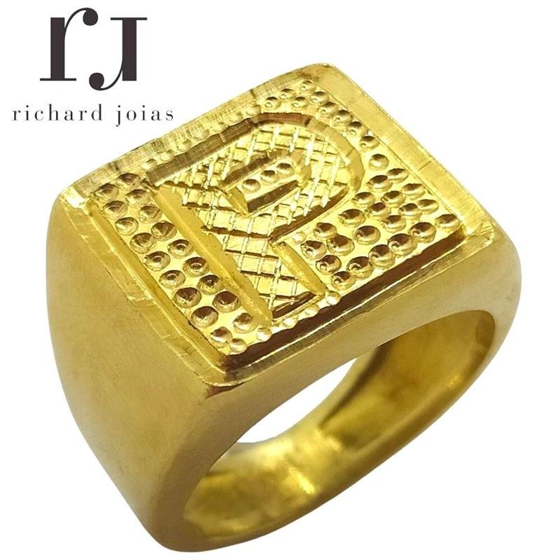 ANEL DE MOEDA MASCULINO TRABALHADO