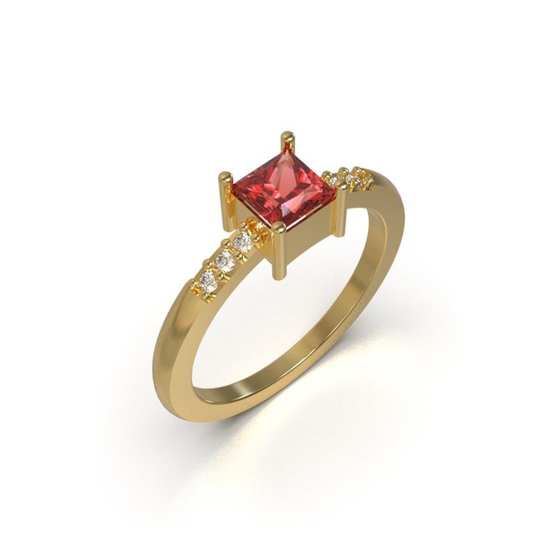 ANEL DE MOEDA ALTERA COR CENTRAL CARRE 5X5