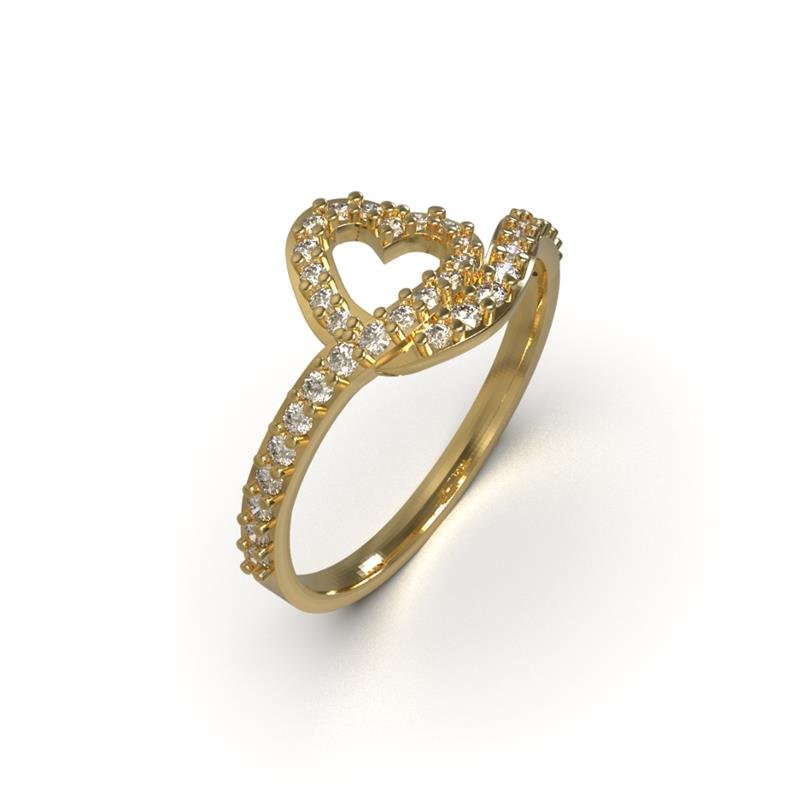 ANEL DE MOEDA CORAÇÃO