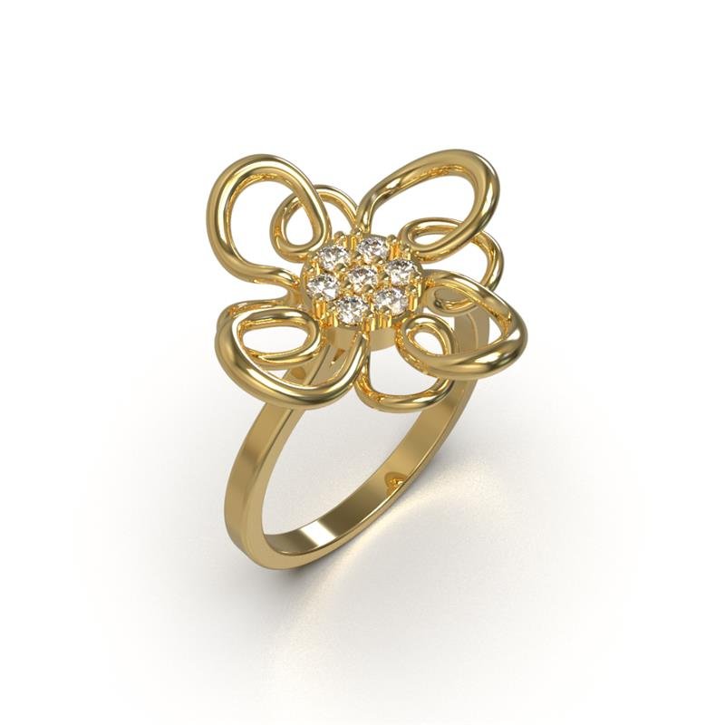 ANEL DE MOEDA FLOWER