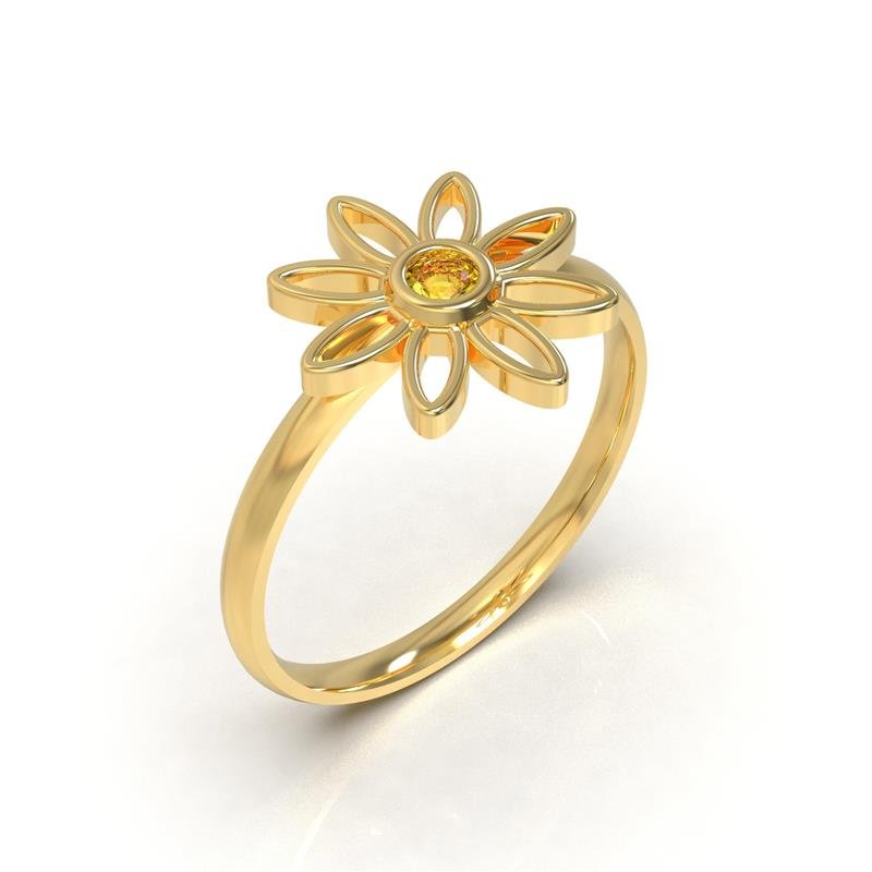 ANEL DE MOEDA GIRASSOL