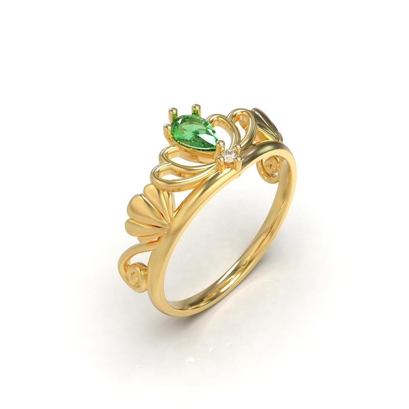 ANEL DE MOEDA PRINCESA DA CONCHA ENCANTADA