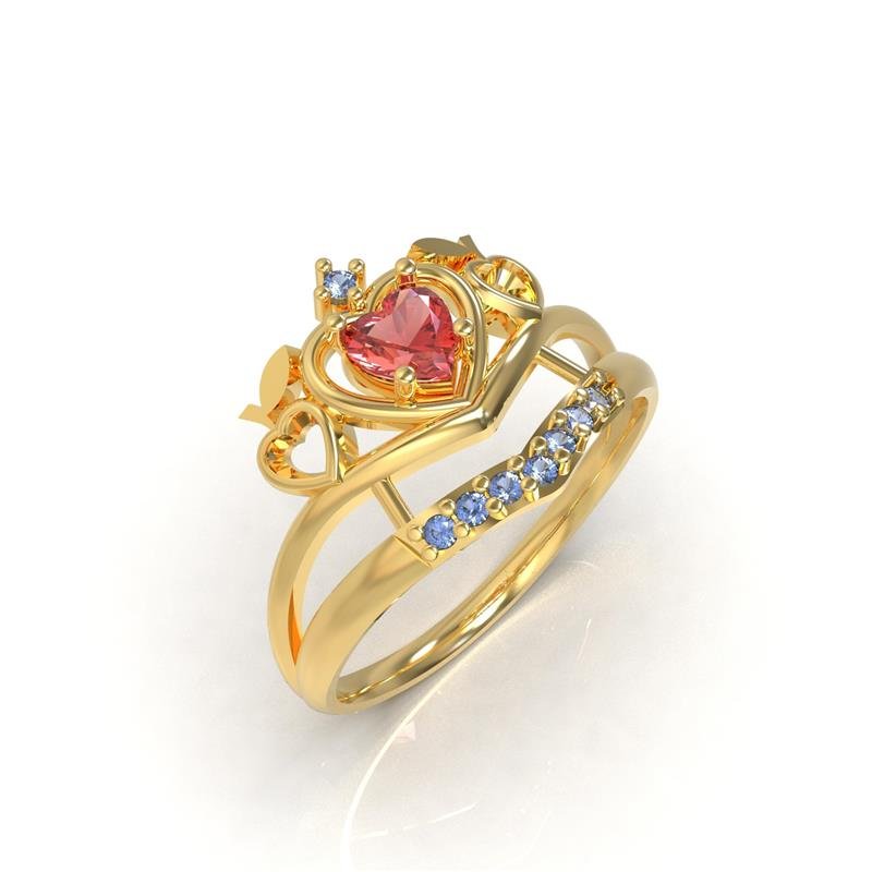 ANEL DE MOEDA PRINCESA DA MAÇÃ ENCANTADA