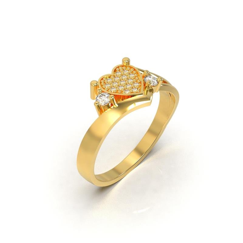 ANEL DE MOEDA CORAÇÃO