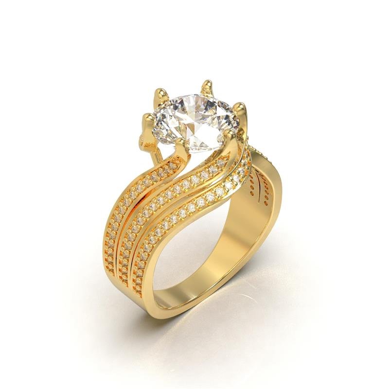 ANEL DE MOEDA PEDRA CENTRAL 10MM