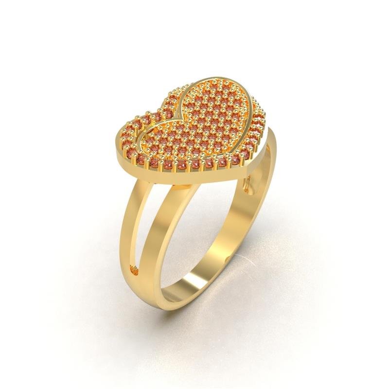 ANEL DE MOEDA CORAÇÃO