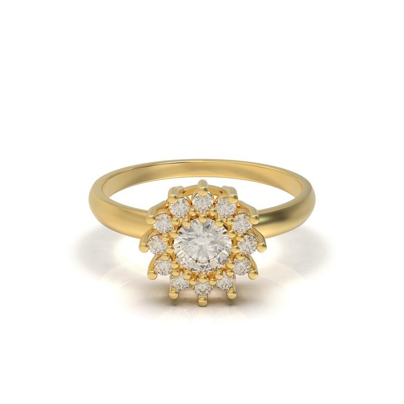 ANEL DE MOEDA QUADRADO CRAVEJADO