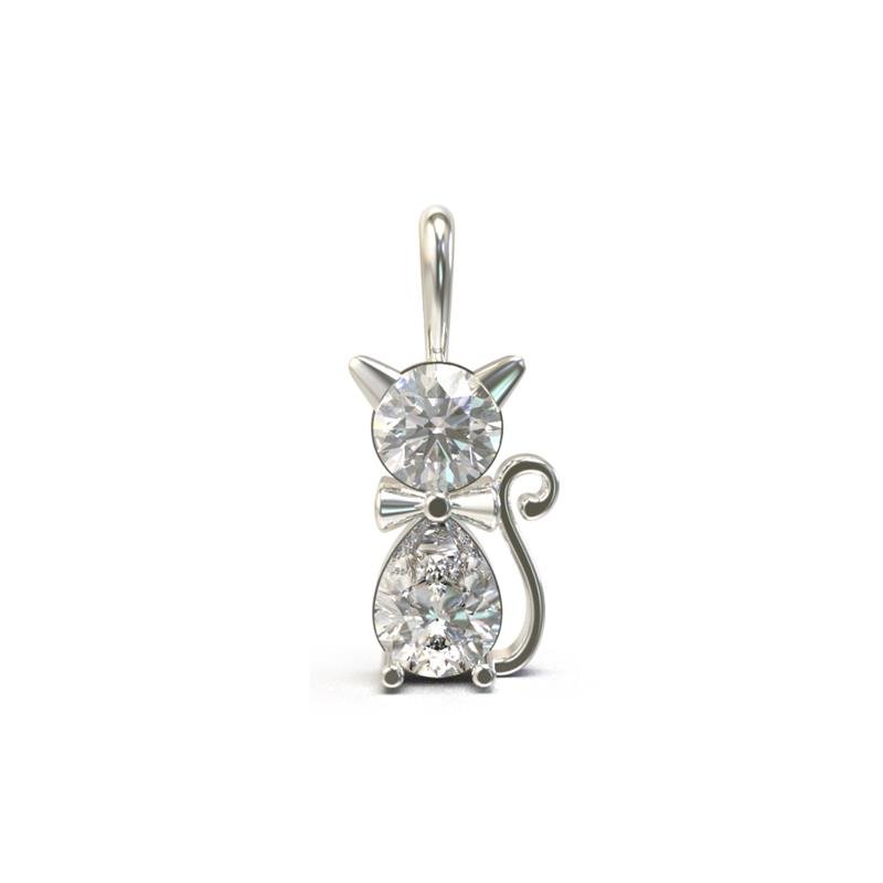 PINGENTE DE PRATA GATINHO