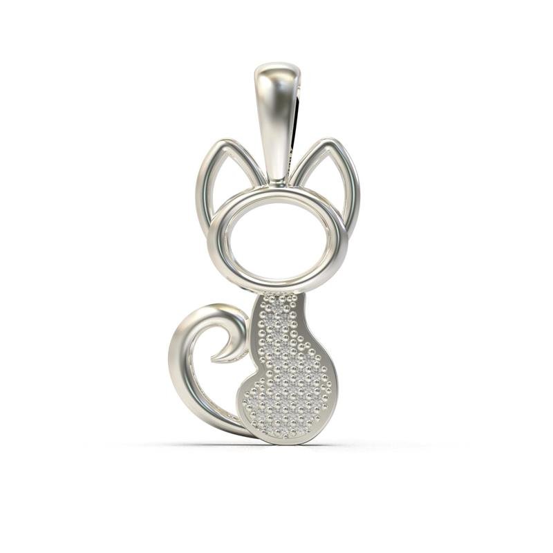 PINGENTE DE PRATA 925 A 950 GATO