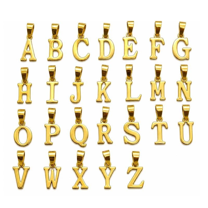 PINGENTE DE MOEDA LETRAS 1,0X1,5