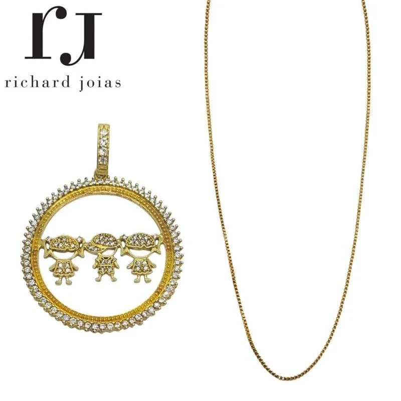 PINGENTE DE MOEDA MANDALA C/105 PEDRAS 02 MENINOS