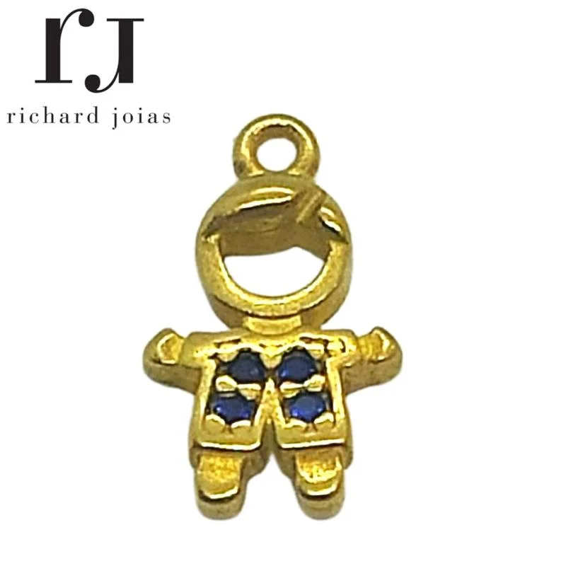 PINGENTE DE MOEDA MENINO DE TAMANHO 0,9 X 1,3